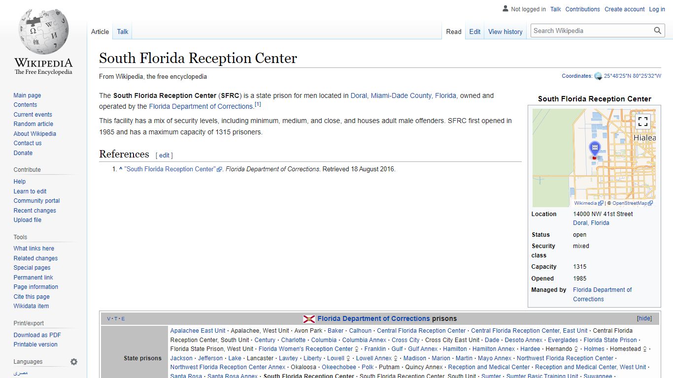 South Florida Reception Center - Wikipedia